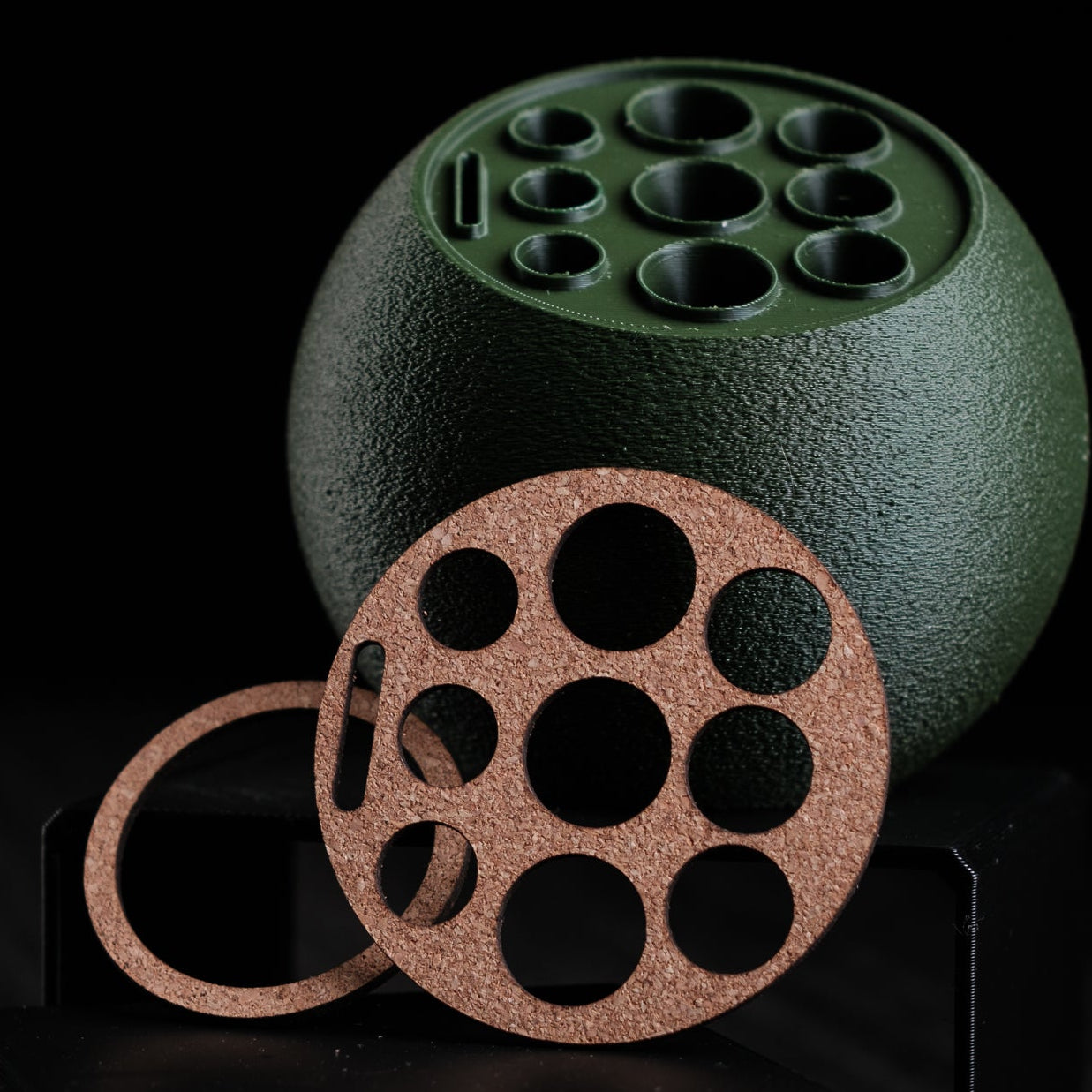 Premium 3D Printed Multi-Slot Pen Stand – Modern Desk Organizer