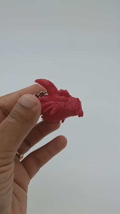 Dragon Head Keychain-STL File