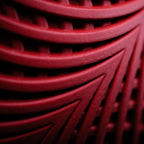 HELIX LAMP – Modern Decorative Table Lamp (Red & White)